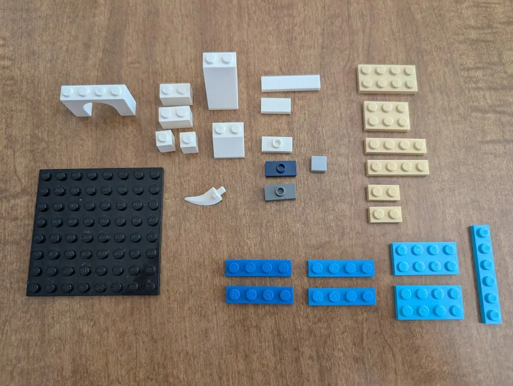 Seaside Scene MOC Parts